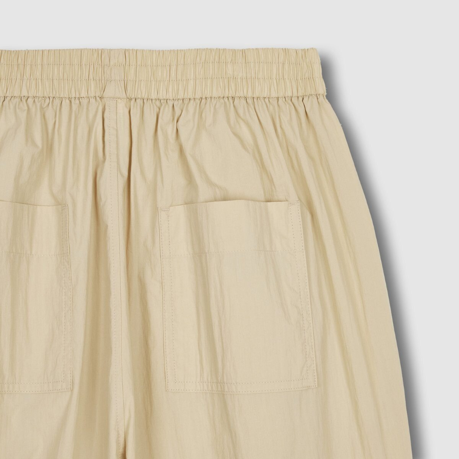 JAJU Easy-Fit Banding Pants (Beige) — комфорт и лёгкость в повседневном образе