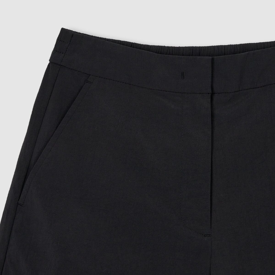 JAJU Wide Culottes Pants (Black) — стильные и свободные брюки-кюлоты для комфорта и лёгкости
