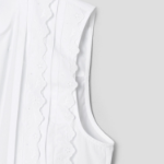 Maison Kitsune Women Crafted Embroidery Sleeveless Top