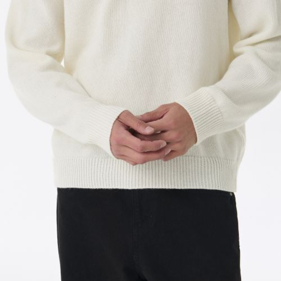 Essential Crew Neck Knit [Cream]