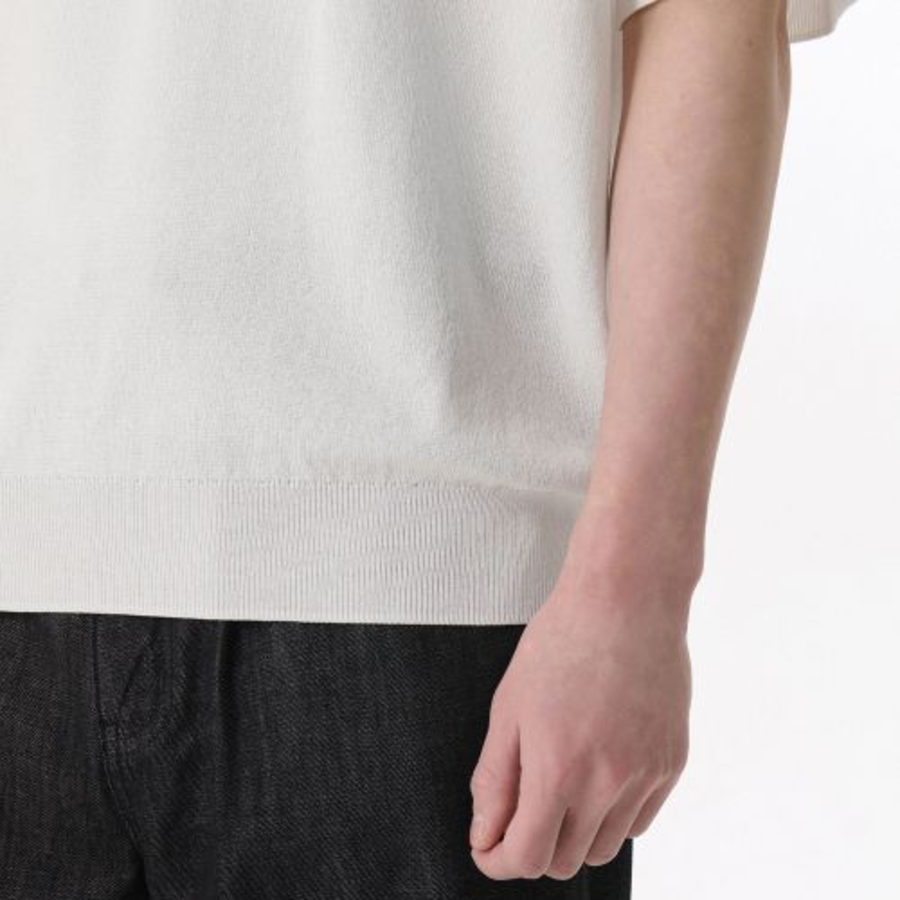 Cool Touch Crew Neck Short Sleeve Knit [Ivory]