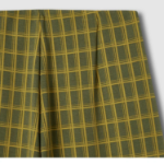 JAJU Check Wide Pants (Dark Khaki) — свободный крой и классика в клетку