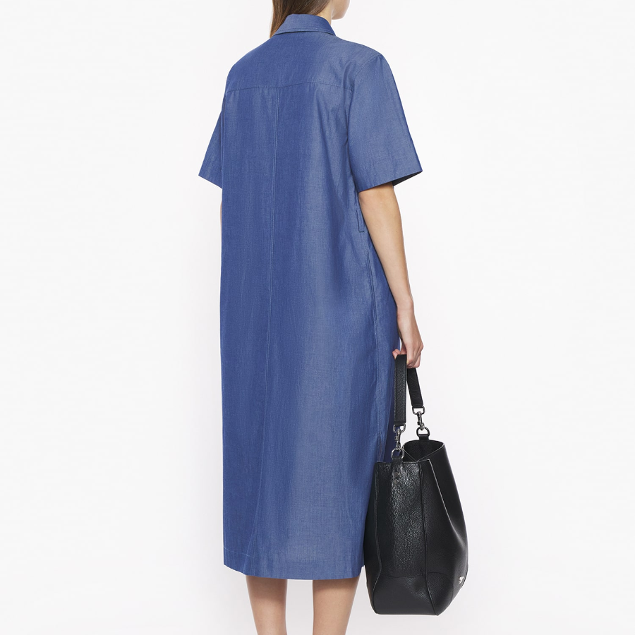 Maison Kitsune Women Double Pocket Shirt Dress