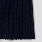 Maison Kitsune Women Checked Ribbed Long Dress