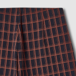 JAJU Check Wide Pants (Dark Navy) — лёгкость и расслабленный стиль на каждый день