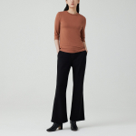 JAJU All-Day Bootcut Pants (Black) — элегантный комфорт для повседневной динамики