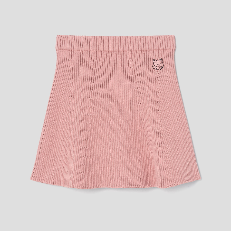 Maison Kitsune Women Bold Fox Head Patch Short Skirt