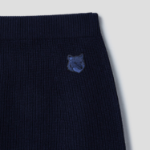 Maison Kitsune Women Bold Fox Head Patch Ribbed Short Skirt