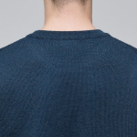 Minimal Crew Neck Knit — Turquoise