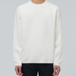 Minimal Crew Neck Knit — Cream