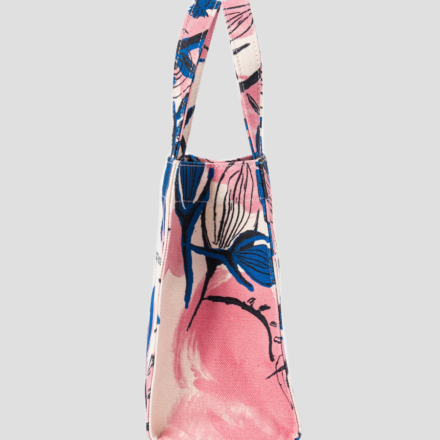 10 CORSO COMO – сумка Pink Flora Canvas Bag