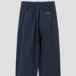 Maison Kitsune Women Elasticated Casual Pleated Pants - Navy