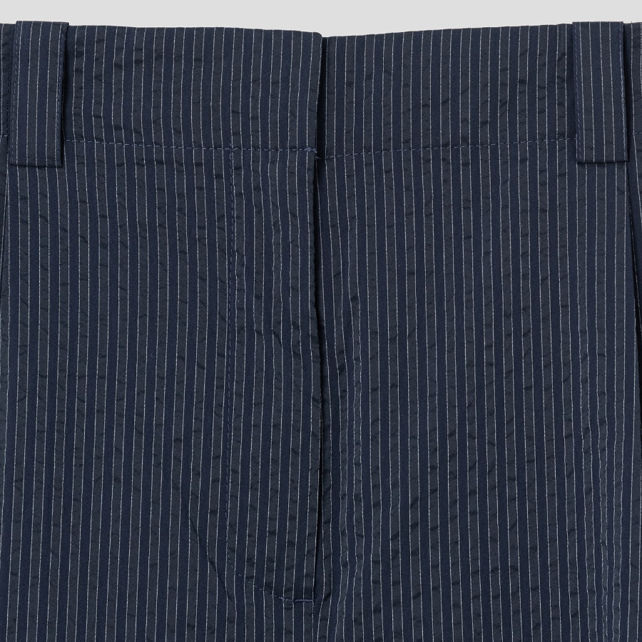 Maison Kitsune Women Casual Pleated Shorts - Navy