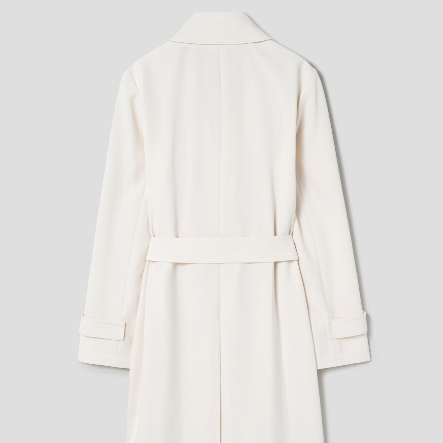 Theory Women Admiral Crepe Oaklane Trench Coat - Ivory