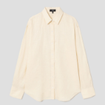 Theory Women Relaxed Linen Boyfriend Shirt - Light Linen