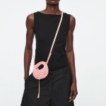 COS Quilted Nano Crossbody Bag – Light Pink