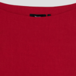 Theory Women Good Crunch Bateau Neck Top - Cherry