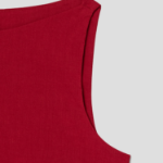 Theory Women Good Crunch Bateau Neck Top - Cherry