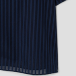 Theory Women Linear Cotton Oversized Boxy Tee - Nocturne Navy