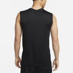 Dry Fit Legend Sleeveless Fitness T-Shirt M — Black: Matte Silver / DX0992-010
