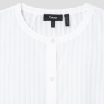 Theory Women Linear Cotton Shell - White