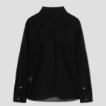 Theory Women Summer Cotton New Straight Shirt - Black