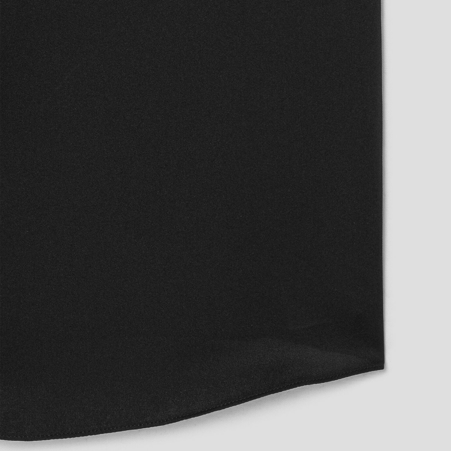 Theory Women Silk Georgette Camp Collar Blouse - Black
