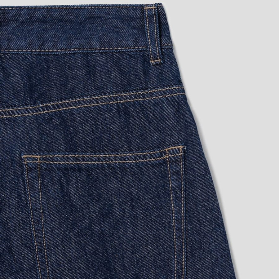 KUHO [HEART FOR EYE] Bermuda Denim Shorts - Navy