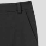 KUHO [Summer Icon Slacks] Linen Blend Baggy 201 Pants - Black