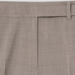 KUHO [Summer Icon Slacks] [Edit] Summer Wool Mixed Wide Fit Pants – Beige