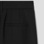 KUHO [Edit] Summer Wool Mixed Straight Fit Pants - Black