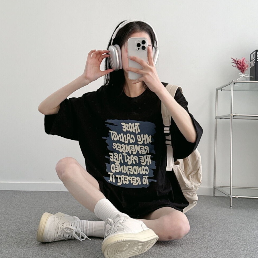 Remember Lettering Box T-Shirt