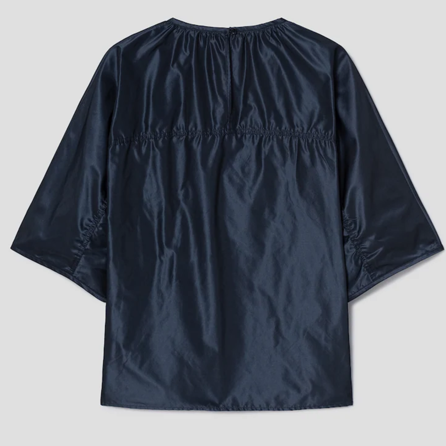 KUHO T-Shirt Type Blouse - Navy