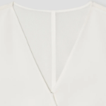 KUHO [Edit] Side Button Blouse - White