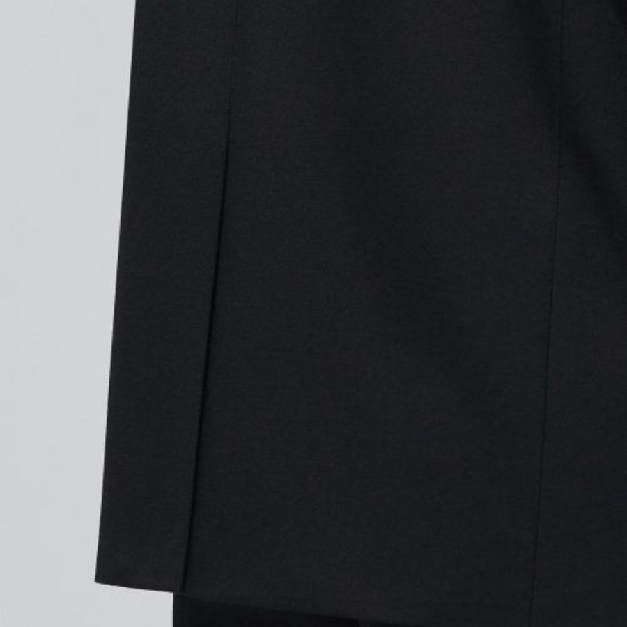 Relaxed Basic Blazer — Black