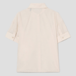 Theory Women Soft Lawn Cuff Pocket Shirt - Almond