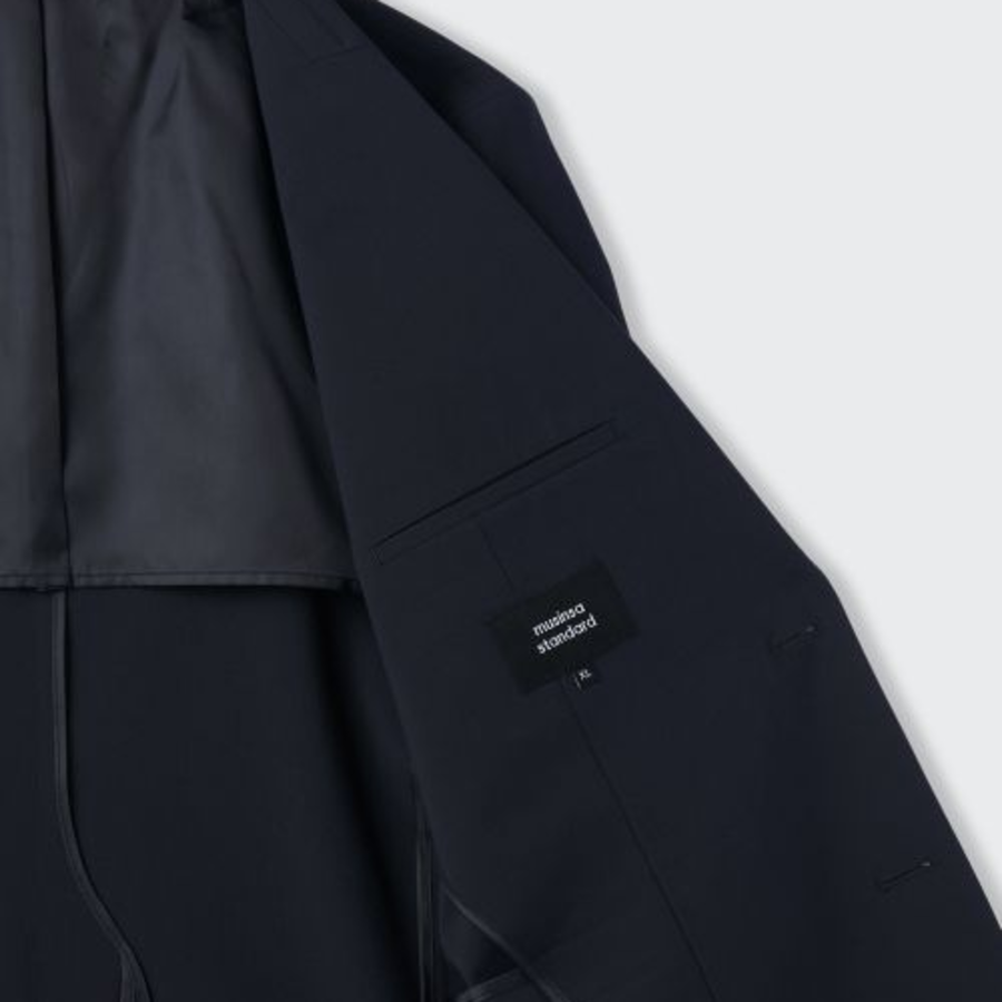 [Cool Standard] Oversized Blazer — Navy