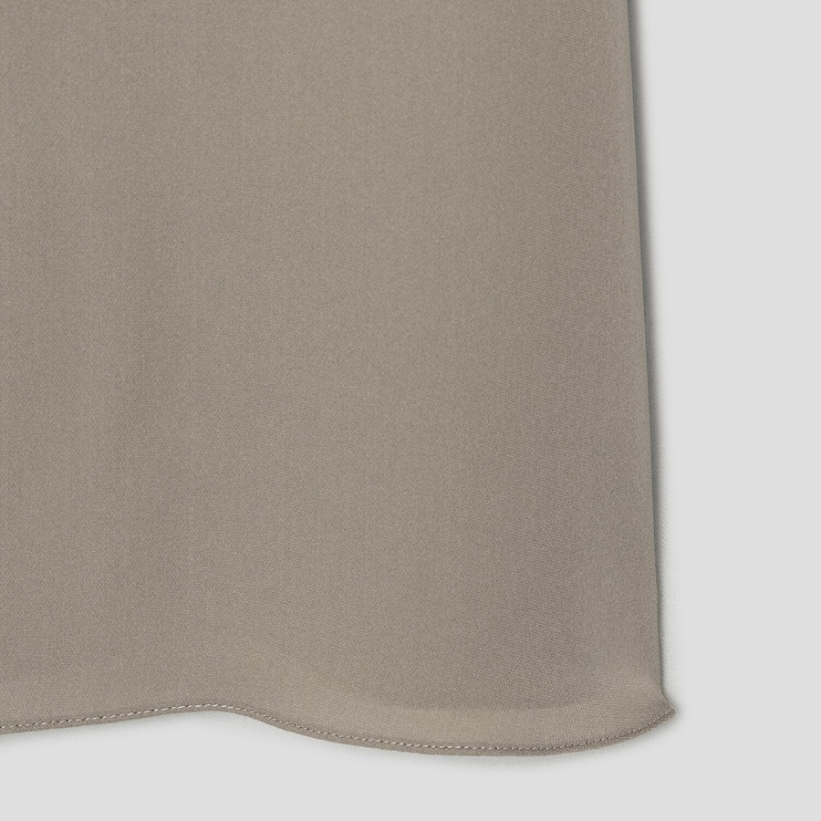 Theory Women Silk Combo Oversized Boxy Tee - Soft Taupe