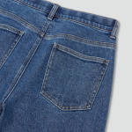 JAJU Wide Denim Pants (Blue) — просторный силуэт и базовый стиль на каждый день