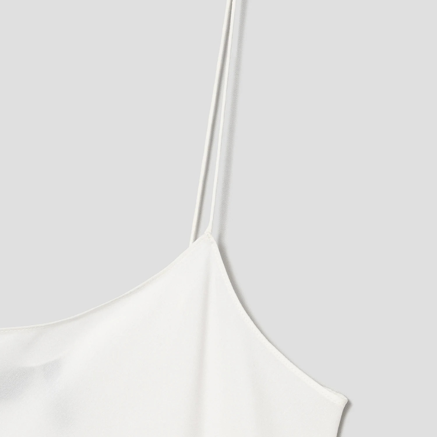 Theory Women Silk Georgette Slip Top - Ivory
