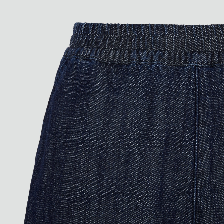 JAJU Distressed Denim Half Pants (Navy) — стильные и удобные шорты с эффектом потертости