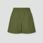 JAJU Crisp Half Banding Pants (Khaki) — лёгкие и удобные шорты с приятной текстурой и эластичным поясом