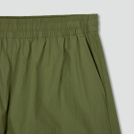 JAJU Crisp Half Banding Pants (Khaki) — лёгкие и удобные шорты с приятной текстурой и эластичным поясом