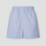 JAJU Firm Crisp Full Banding Half Pants (Light Blue) — прочные и удобные шорты с эластичным поясом и свежим светло-голубым оттенком