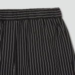 JAJU Firm Crisp Full Banding Half Pants (Jet Black) — прочные и стильные шорты с эластичным поясом в насыщенном чёрном цвете