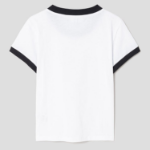 GANNI Basic Jersey Bear Small T-Shirt - Bright Whit