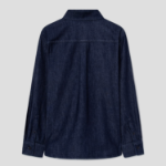 Theory Women Drape Denim Straight Fit Shirt - Indigo