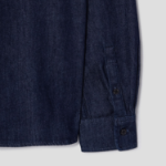 Theory Women Drape Denim Straight Fit Shirt - Indigo