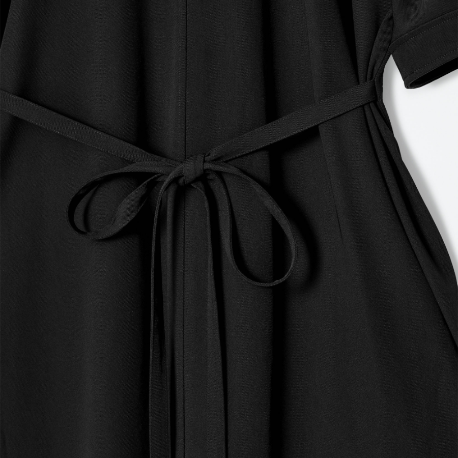 COS Tie-Detail Midi Dress