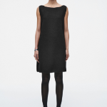 COS – Panel Wool Shift Dress Black